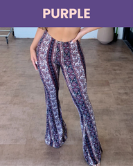 SheCurve®Booty Lifting Boho Flare Pants