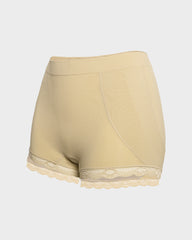 Lace Trim Butt Lifting Shorts Shapewear