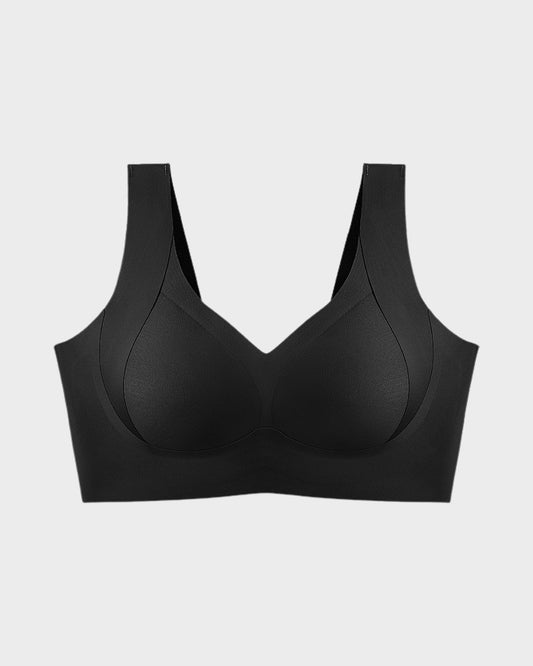 Shecurve®Enhanced w Support Adjustment Comfort Bra-Black