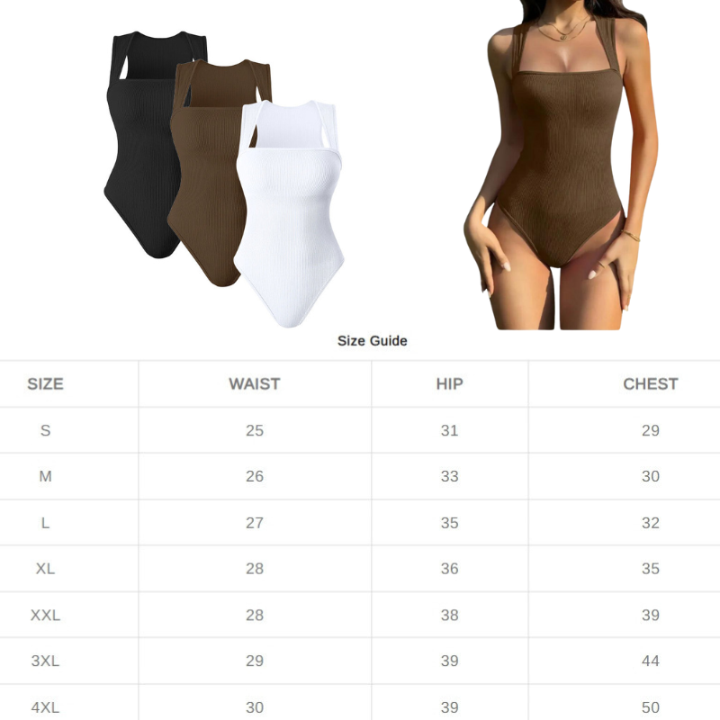 SheCurve® Sleeveless Tummy Control Tank Tops Bodysuits