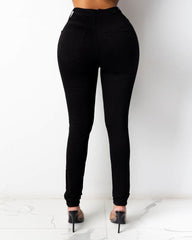 SheCurve® Women's High Waist Skinny Light Jeans