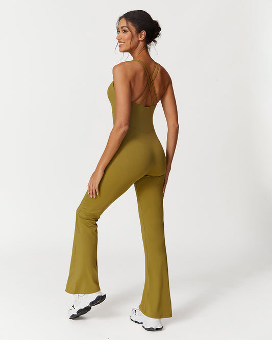 SheCurve®Trendy Wide Leg Active Jumpsuit