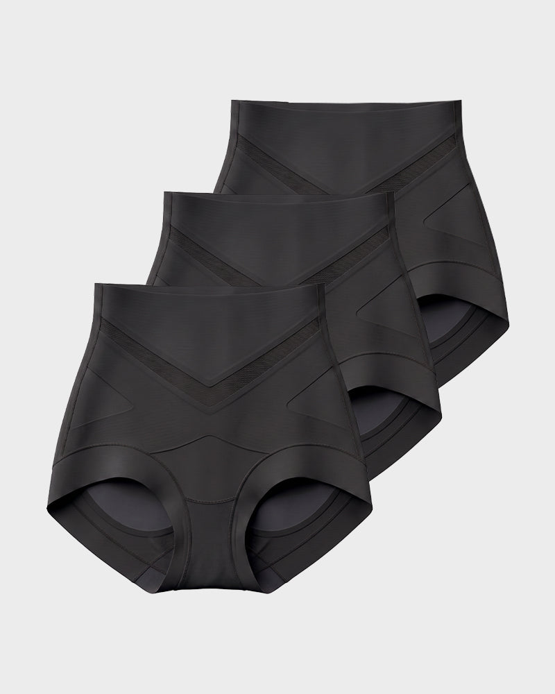 3-Pack V-Waist Tummy-Control Briefs