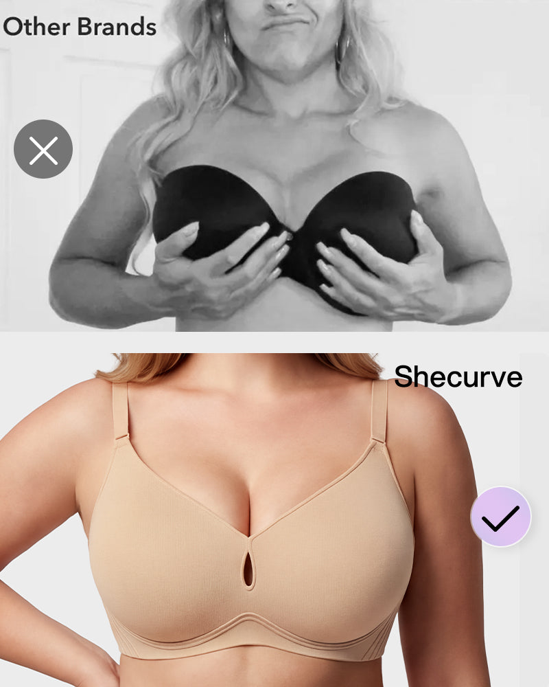 3/4-Cup Wireless Smoothing Support Bra