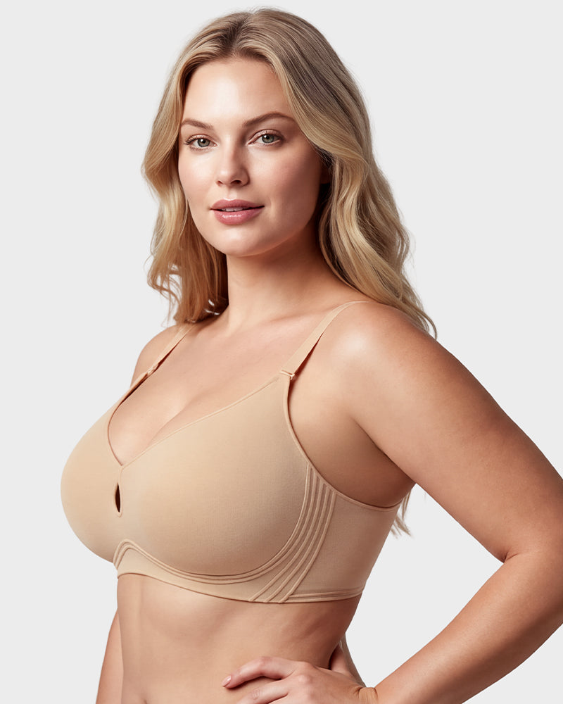 3/4-Cup Wireless Smoothing Support Bra