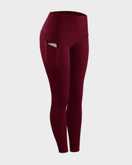 High Waist Tummy Control Fitness Leggings with Pockets