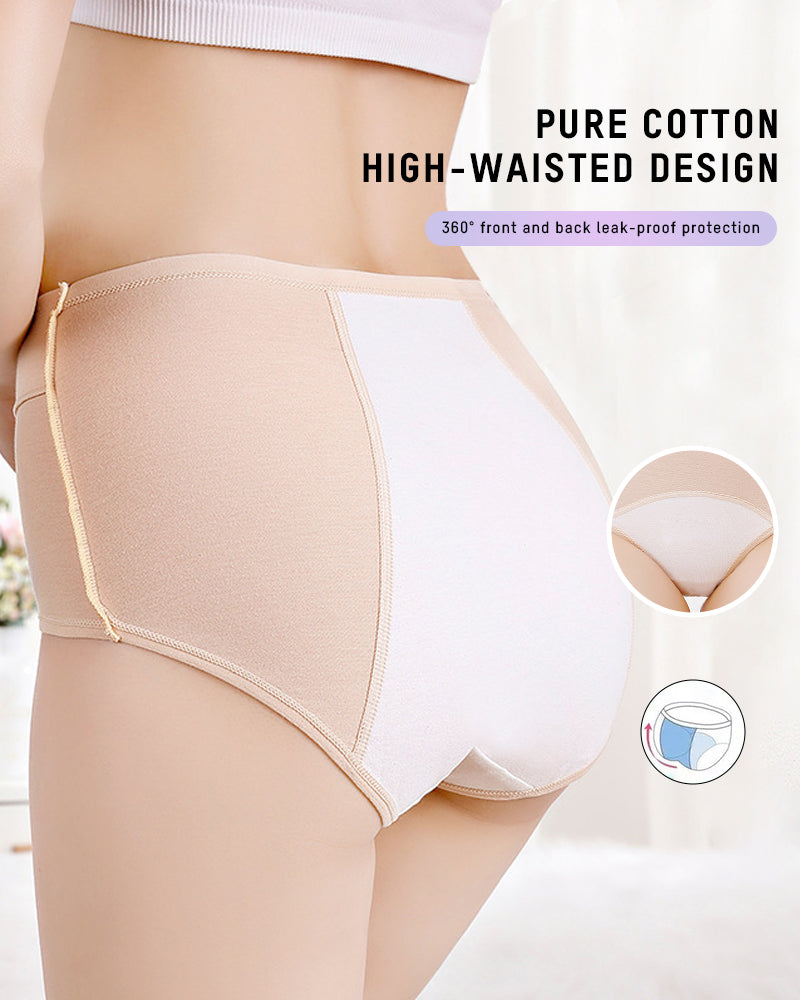 360° Leak-Proof High-Waist Period Underwear (6 Pack)