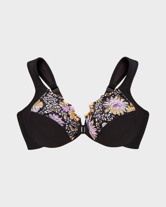 SheCurve® Front-Closure Underwire Print Bra