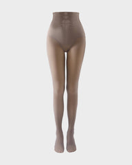 High Wasit Sculpting Fleece Lined Tights