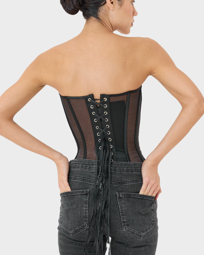 SheCurve®Sleek Mesh Supportive Push-Up Corset