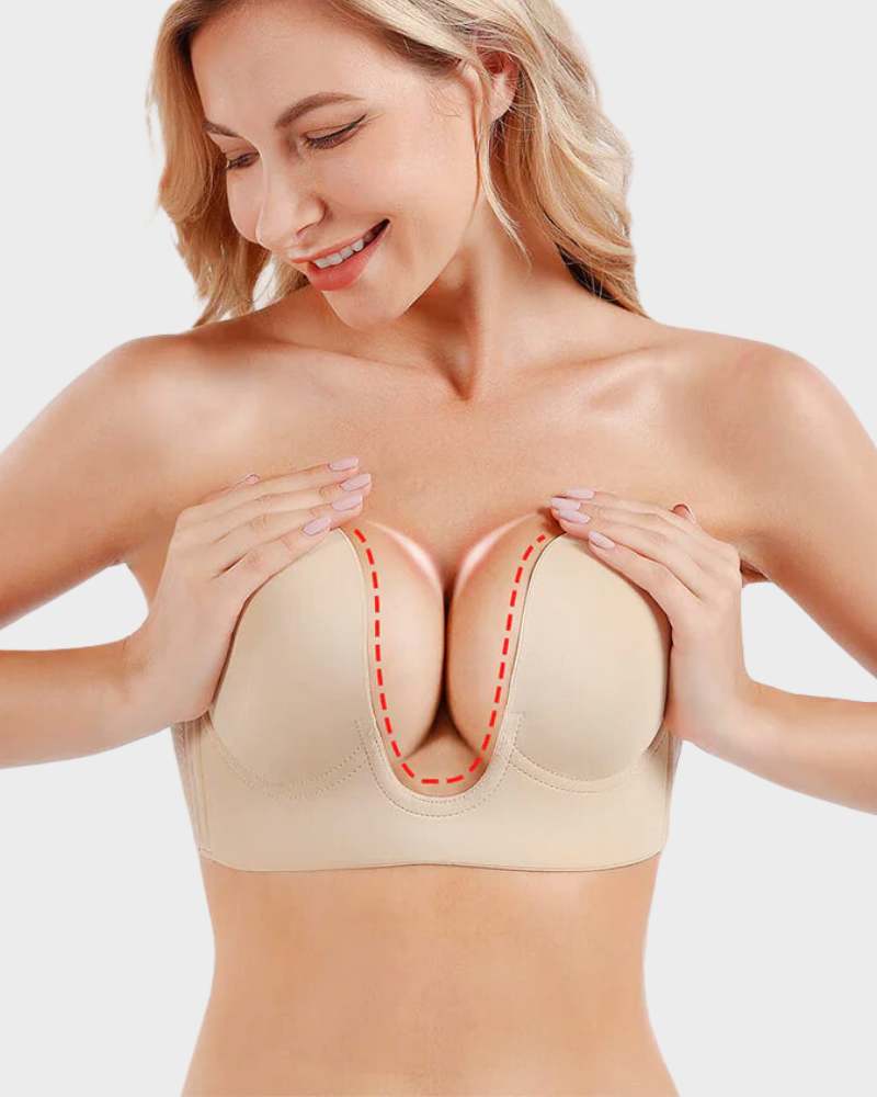 SheCurve® Push Up Plunge Bra