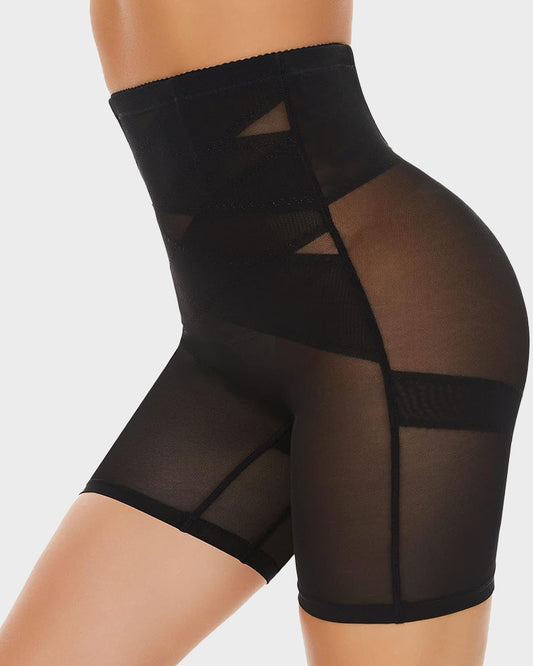 SheCurve®Mesh High Waist Shapewear Shorts