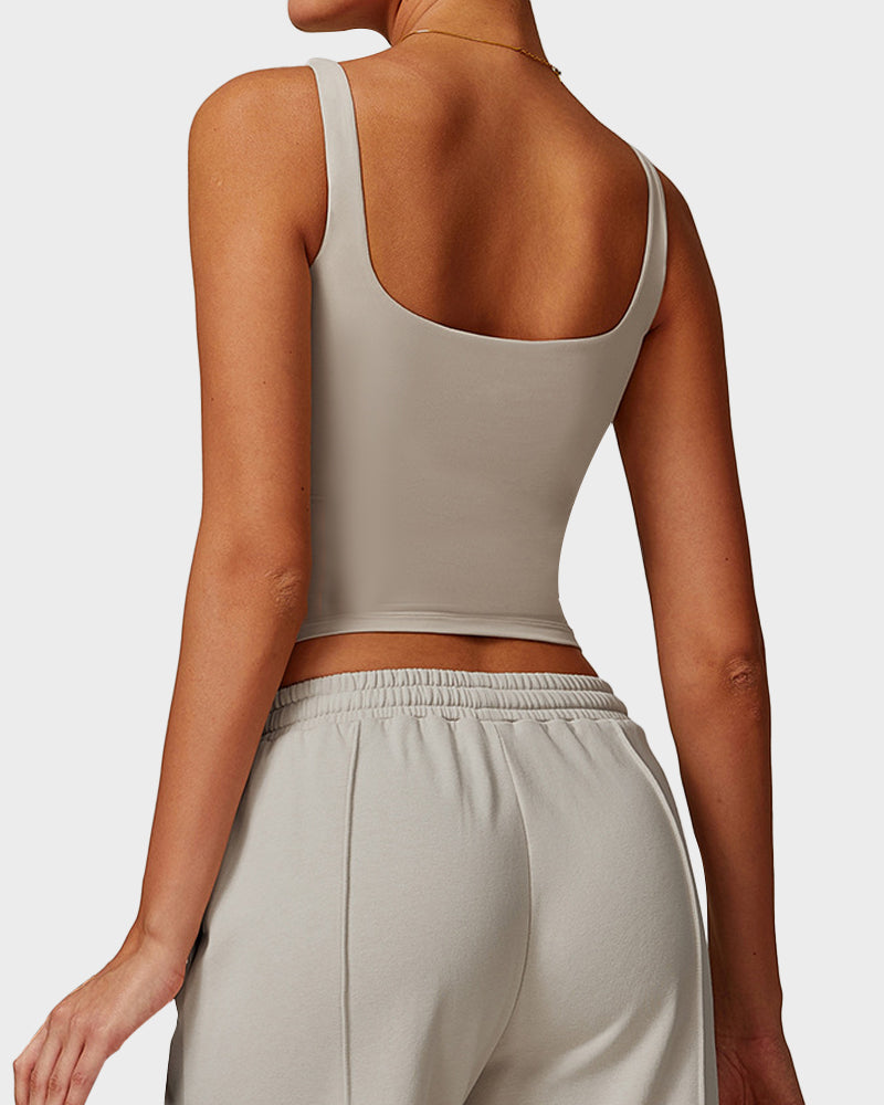 Seamless Padded Quick-Dry Fitness Tank Top