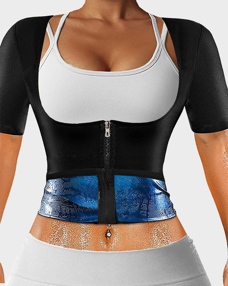 Intense Sweat Wicking Zip Up Top
