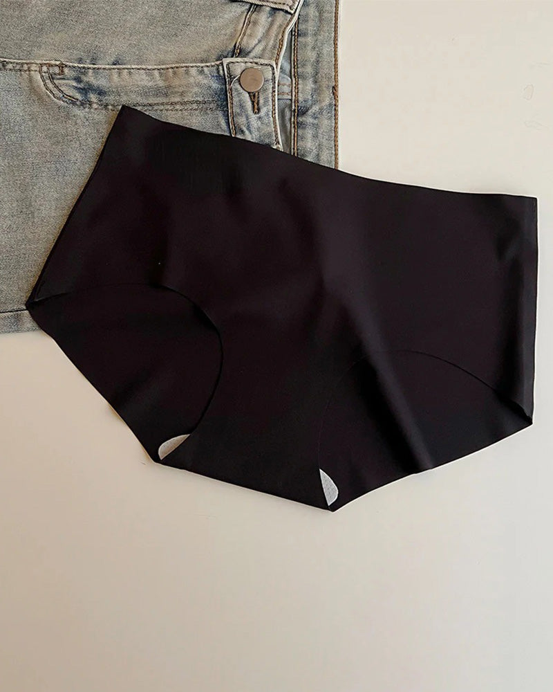 Women’s Seamless Classic Underwear No Show Panties Invisibles Briefs Soft Stretch Underwears