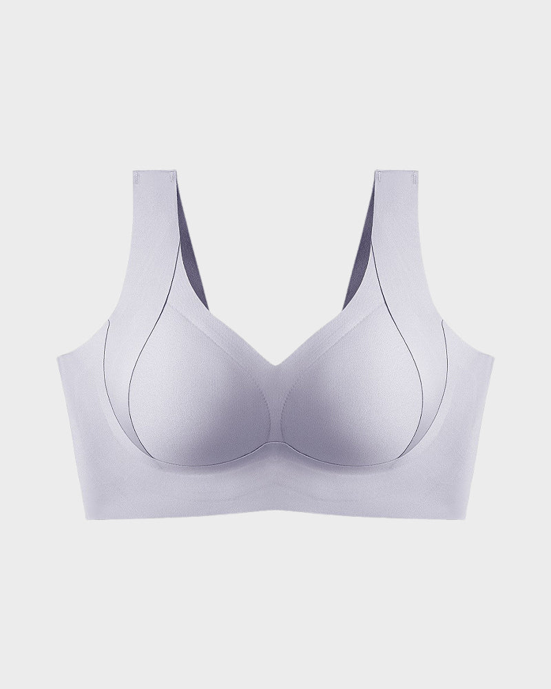 Shecurve®Enhanced w Support Adjustment Comfort Bra-Grey