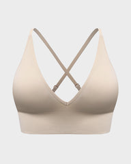Deep V Wireless Sports Bra (2 Pack)