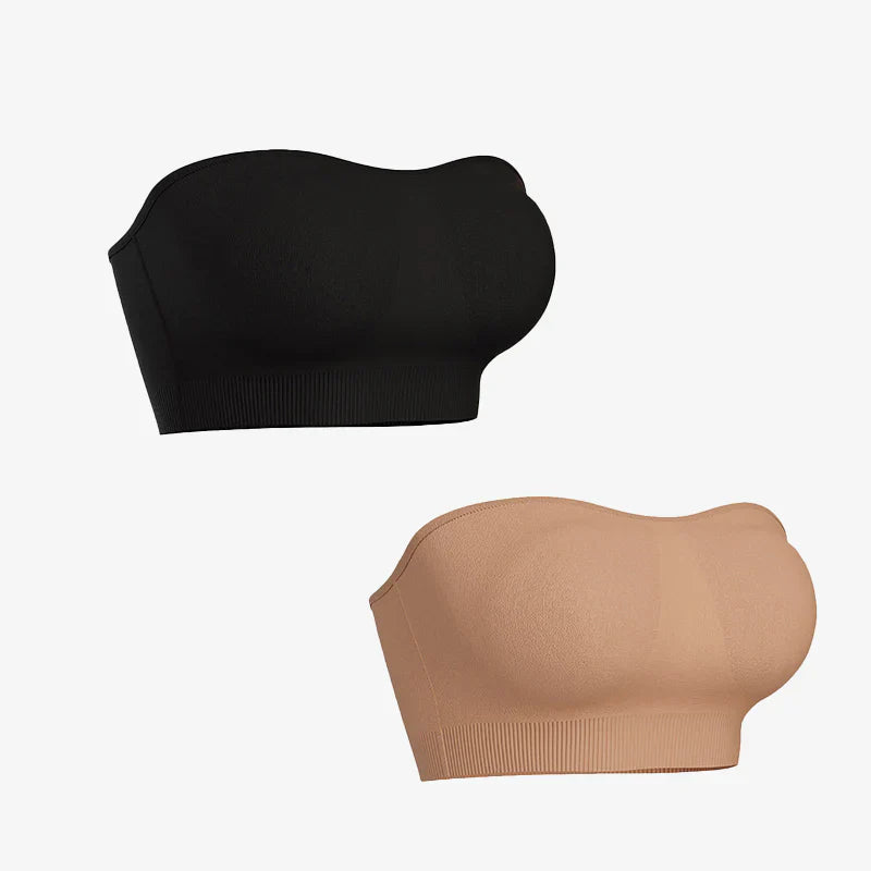 SheCurve® Non-Slip Bandeau Seamless Wireless Strapless Bra