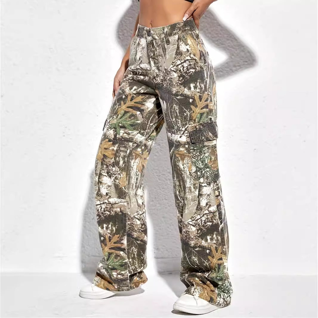 SheCurve® Women's camouflage overalls