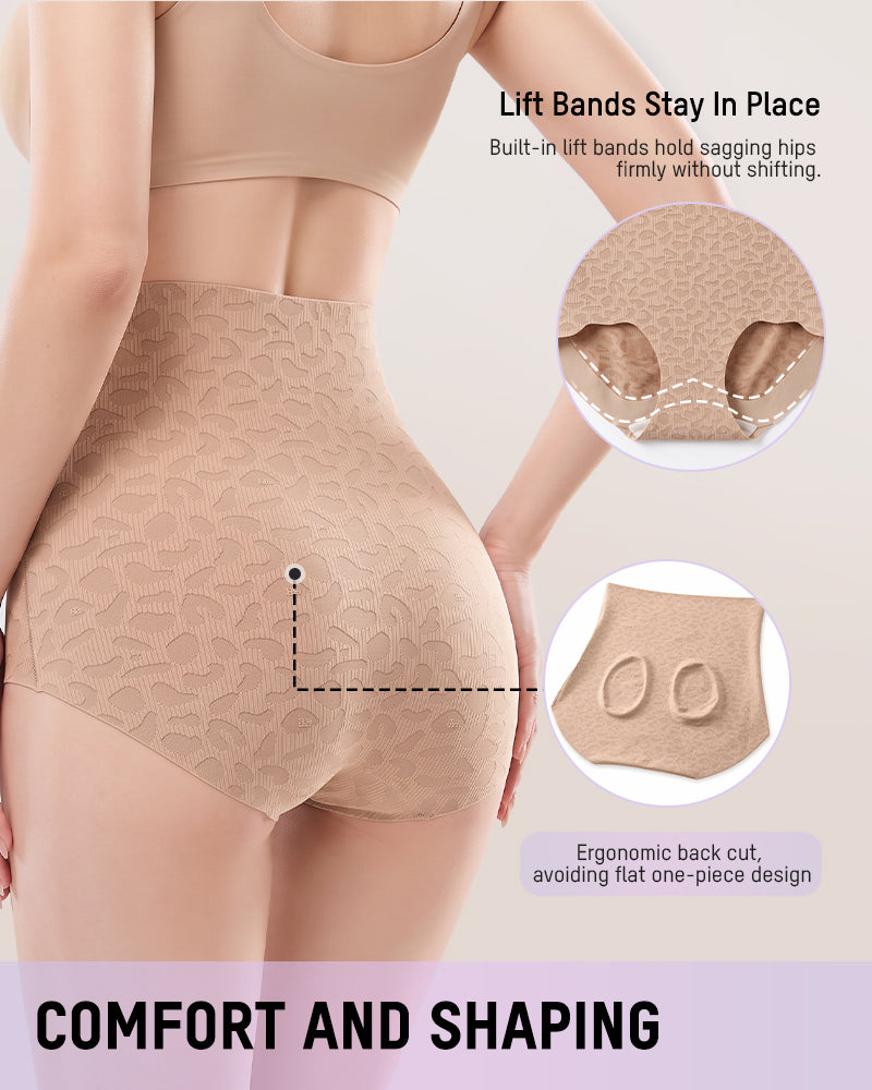 5-Pack High-Waisted Cross-Compression Shaping Briefs