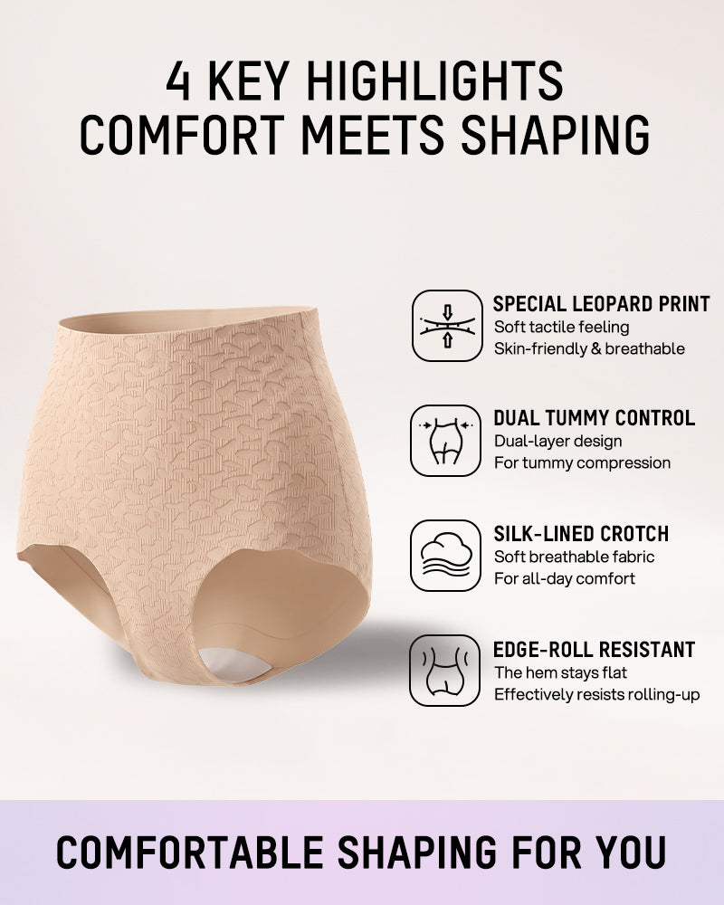 5-Pack High-Waisted Cross-Compression Shaping Briefs