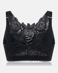 SheCurve® Rose Embroidery Front Closure Bra