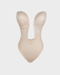 SheCurve® Strapless U Plunge Thong Bodysuit| Must-Have For TikTok Users