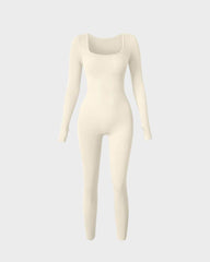 SheCurve® Long Sleeve Full Body Shaper Bodysuit