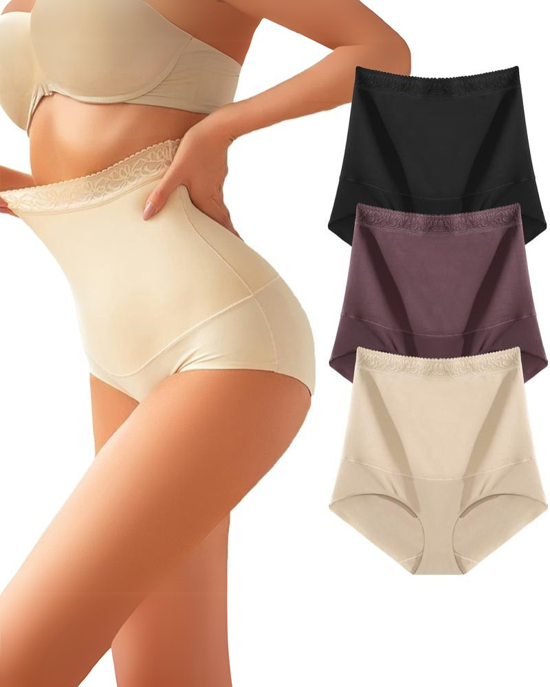 Seamless High Waist Tummy Control Shaping Panty (3 Pack)