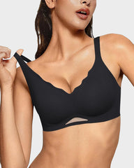 Seamless Soft Comfort Wireless Mesh Bra