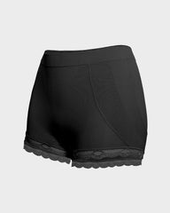 Lace Trim Butt Lifting Shorts Shapewear