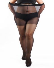 Plus Size Comfort Sheer Tights Bundle(5 Pack )