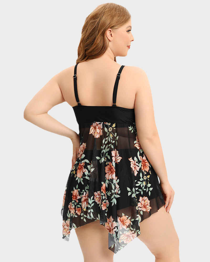 SheCurve® Floral Swimsuit