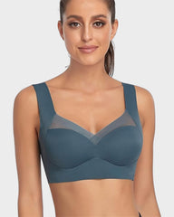 SheCurve® Seamless Wirefree Mesh Comfortable Smoothing Bra