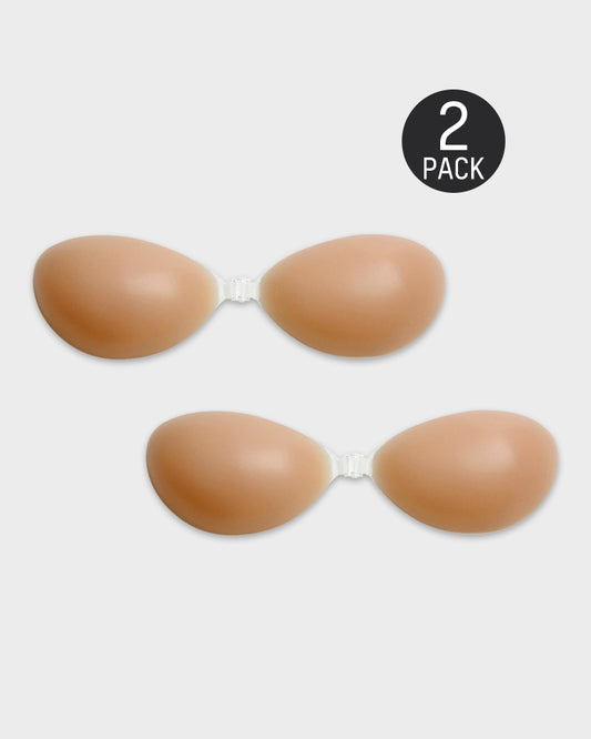 Front Closure Silicone Self-Adhesive Invisible Bra (2 Pack)