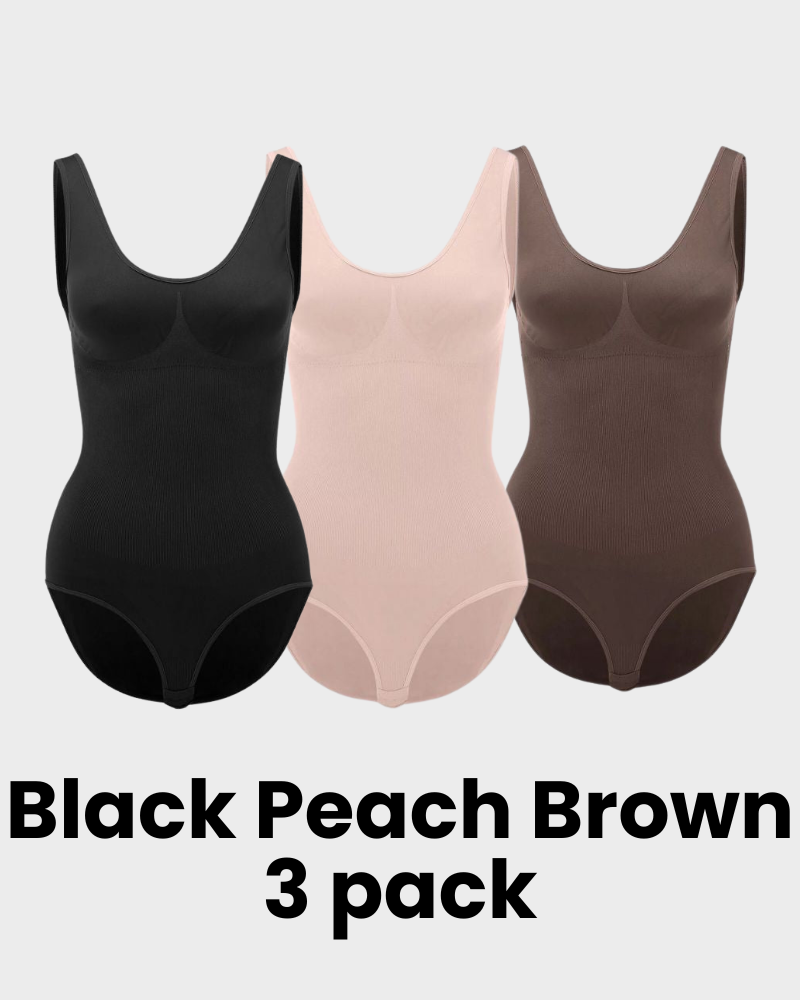 SheCurve® Smoothing Seamless Tank Top Bodysuit Tummy Control Shapewear