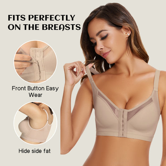 Shecurve®Comfort Posture Corrector Bra with Contour Cups Bra(BUY 1 GET 2 FREE)-BEIGE