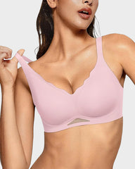 Seamless Soft Comfort Wireless Mesh Bra