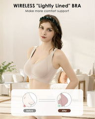 Comfort Full Coverage Wireless Lightly Lined Bra