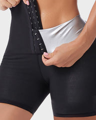 SheCurve® Women's 3/4 Length Zippered Sauna Shorts
