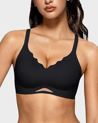 Seamless Soft Comfort Wireless Mesh Bra