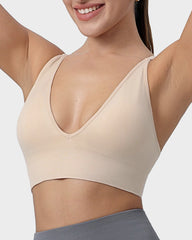 Deep V Wireless Sports Bra (2 Pack)