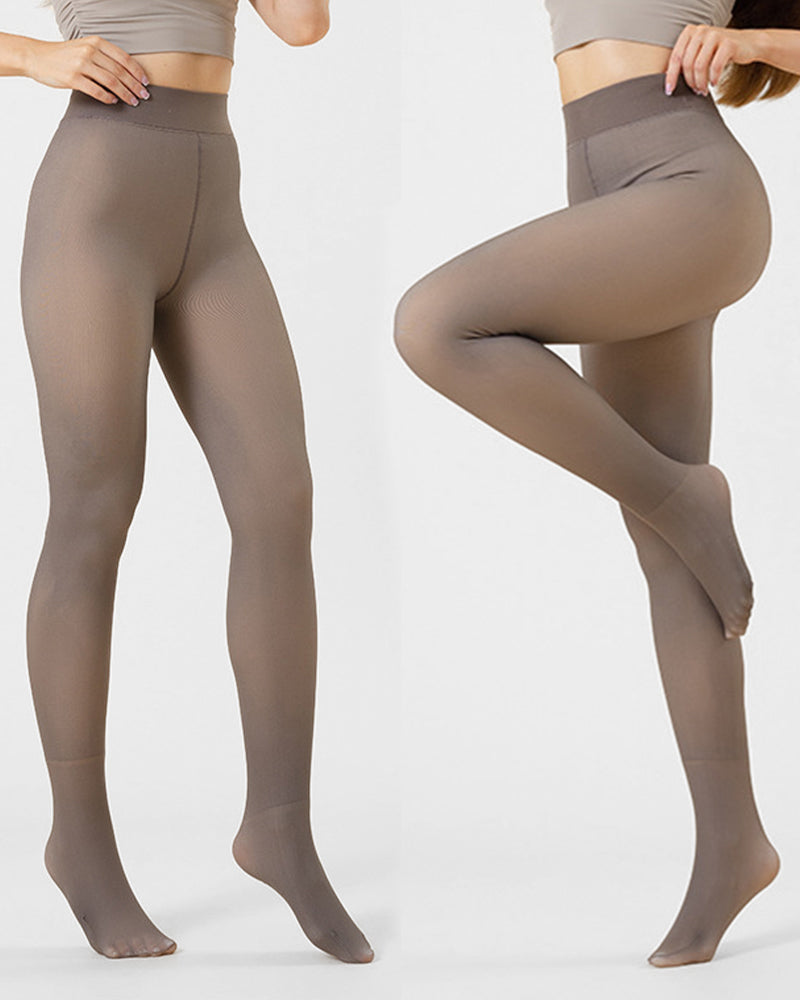 SheCurve®Warm Sheer Fleece Lined Tights