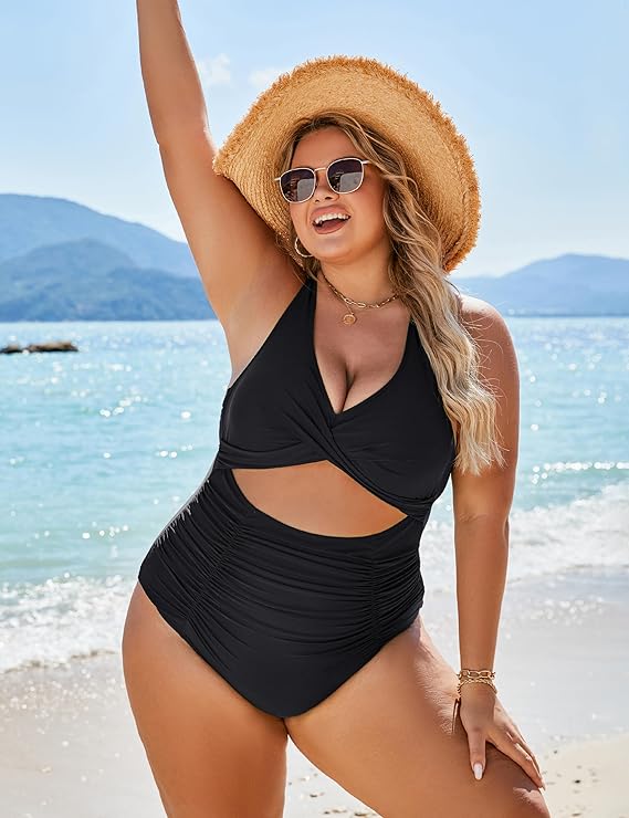 SheCurve®Flattering One-Piece Swimwear with Shaping and Support