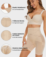 SheCurve®Mesh High Waist Shapewear Shorts