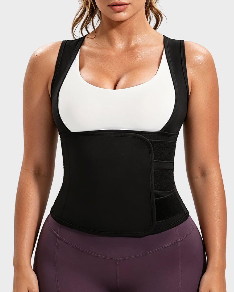 Adjustable Thermal Sweat Waist Trainer Shapewear Vest