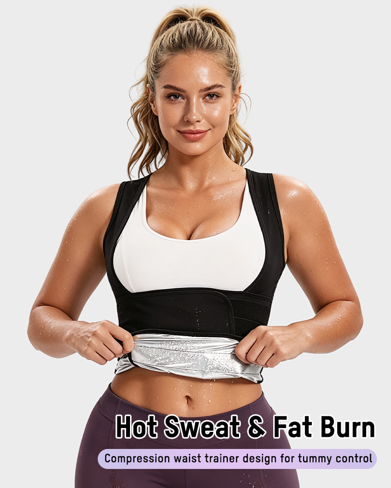 Adjustable Thermal Sweat Waist Trainer Shapewear Vest