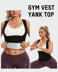 Adjustable Thermal Sweat Waist Trainer Shapewear Vest