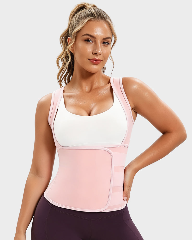 Adjustable Thermal Sweat Waist Trainer Shapewear Vest