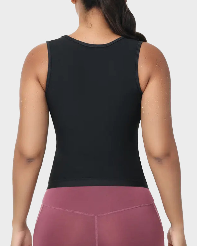 Adjustable Sauna Sweat Waist Trainer Tank Top